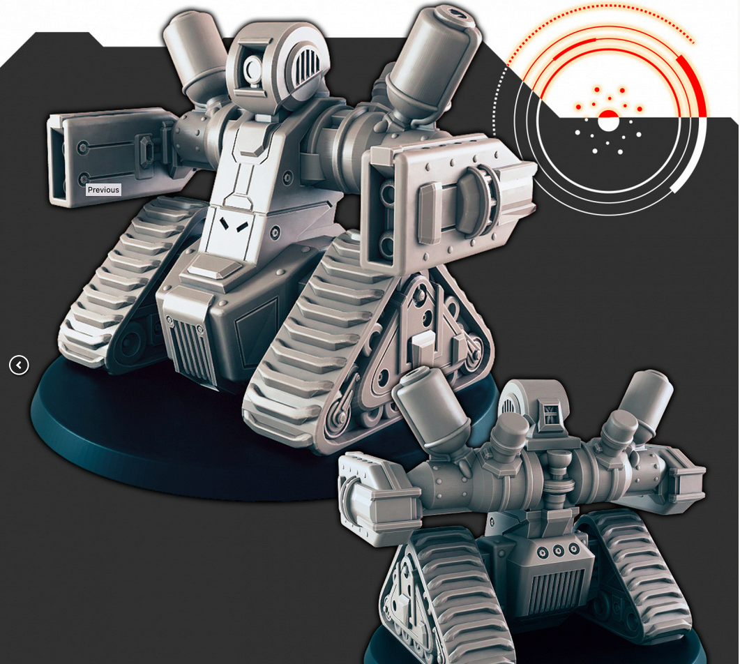 Resin 28mm Miniature - SciFi - B3AST – Wiley Games