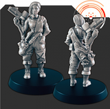 Resin 28mm Miniature - SciFi - Flo the Fixer