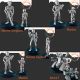 Resin Miniature Pack - Sci-Fi - Alpha Crew