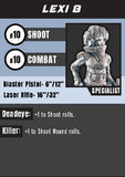 Resin 28mm Miniature - SciFi - Lexi 8