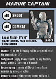 Resin 28mm Miniature - SciFi - Marine Captain