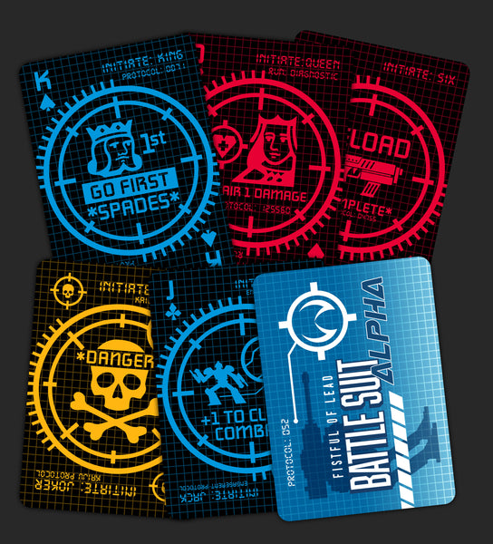 Custom Battle Card Battle Suit Alpha - Custom Card Deck – Wiley Games