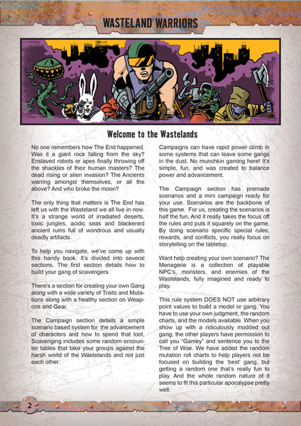 Wasteland Warriors - Downloadable .pdf – Wiley Games