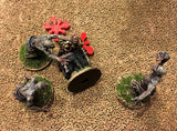 Status Markers Ten (10) Extra WOUNDED (Red)