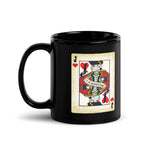 Horse and Musket Jack of Hearts Mug in Black