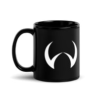 Wiley Games "W" Mug in white on black