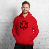 Hoodie - d20 in Black