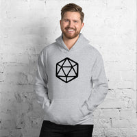 Hoodie - d20 in Black