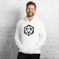 Hoodie - d20 in Black